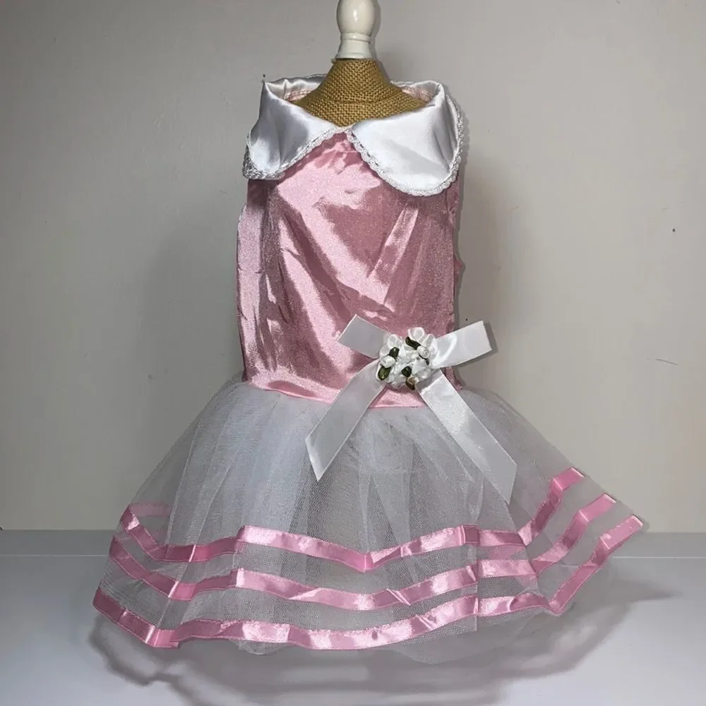 Tutu Tulle & Satin Fancy Dog Dress